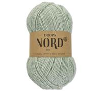 Frida's Wollhaus Drops 50 g Nord Sockenwolle Alpaka Schurwolle flauschig Stricken 23 Farben (mix 03 | Perlgrau)