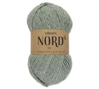 Frida's Wollhaus Drops 50 g Nord Sockenwolle Alpaka Schurwolle flauschig Stricken 23 Farben (mix 04 | Hellgrau)