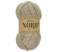 Frida's Wollhaus Drops 50 g Nord Sockenwolle Alpaka Schurwolle flauschig Stricken 23 Farben (mix 07 | Hellbeige)