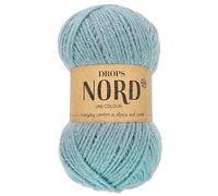 Frida's Wollhaus Drops 50 g Nord Sockenwolle Alpaka Schurwolle flauschig Stricken 23 Farben (mix 08 | Nebel)