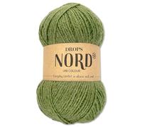 Frida's Wollhaus Drops 50 g Nord Sockenwolle Alpaka Schurwolle flauschig Stricken 23 Farben (mix 10 | Zitronengras)