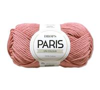 Frida's Wollhaus Drops 50 g Paris Baumwolle Sommergarn Babygarn Stricken Häkeln 54 Farben (uni colour 59 | Altrosa)