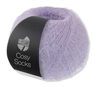 Frida's Wollhaus Lana Grossa 100 g Cosy Socks Sockenwolle Garn Merino Schurwolle Socken Stricke (3 | Fliederlila)