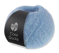 Frida's Wollhaus Lana Grossa 100 g Cosy Socks Sockenwolle Garn Merino Schurwolle Socken Stricke (4 | Hellblau)