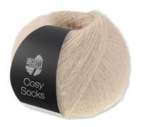 Frida's Wollhaus Lana Grossa 100 g Cosy Socks Sockenwolle Garn Merino Schurwolle Socken Stricke (9 | Beige)