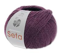 Frida's Wollhaus Lana Grossa 100 g Meilenweit 100 Seta Sockenwolle Merino Seide Garn 31 Farben (26 | Brombeer)