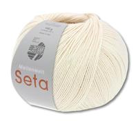 Frida's Wollhaus Lana Grossa 100 g Meilenweit 100 Seta Sockenwolle Merino Seide Garn 31 Farben (30 | Hellbeige)