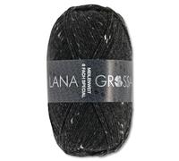 Frida's Wollhaus Lana Grossa 150 g Meilenweit 6-fach 150 Sockenwolle Stricken Garn 19 Farben (8837 | Anthrazit)
