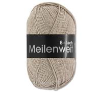Frida's Wollhaus Lana Grossa 150 g Meilenweit 8-fach 150 Sockenwolle Stricken Garn 16 Farben (9567 | Beige meliert)