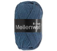 Frida's Wollhaus Lana Grossa 150 g Meilenweit 8-fach 150 Sockenwolle Stricken Garn 16 Farben (9614 | Jeans)