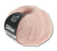 Frida's Wollhaus Lana Grossa 25 g Silkhair Mohair Superkid Seide Wolle Häkeln Stricken 43 Farben (86 | Puderrosa)