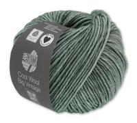 Frida's Wollhaus Lana Grossa 50 g Cool Wool Big Vintage Wolle Garn Merino Stricken 10 Farben (7168 | Grüngrau)