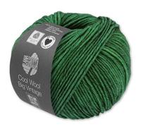 Frida's Wollhaus Lana Grossa 50 g Cool Wool Big Vintage Wolle Garn Merino Stricken 16 Farben (7180 | Patinagrün)