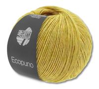 Frida's Wollhaus Lana Grossa 50 g Ecopuno Netzgarn Baumwolle Merino Alpaca Wolle Garn 69 Farben (03 - Gelbgrün)