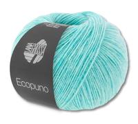 Frida's Wollhaus Lana Grossa 50 g Ecopuno Netzgarn Baumwolle Merino Alpaca Wolle Garn 69 Farben (77 - Helltürkis)