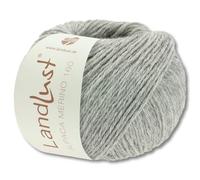 Frida's Wollhaus Lana Grossa 50 g Landlust Alpaka Merino 160 Wolle Stricken 26 Farben (407 | Hellgrau)