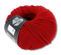 Frida's Wollhaus Lana Grossa 50g Cool Wool Big Merinowolle Wolle Garn Häkeln Stricken 24 Farben (924 | Dunkelrot)