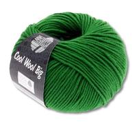 Frida's Wollhaus Lana Grossa 50g Cool Wool Big Merinowolle Wolle Garn Häkeln Stricken 24 Farben (939 | Dunkelgrün)