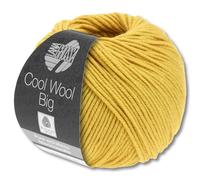 Frida's Wollhaus Lana Grossa 50g Cool Wool Big Merinowolle Wolle Garn Häkeln Stricken 24 Farben (986 | Safrangelb)