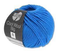 Frida's Wollhaus Lana Grossa 50g Cool Wool Big Merinowolle Wolle Garn Häkeln Stricken 24 Farben (992 | Tintenblau)