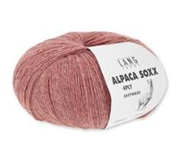 Frida's Wollhaus Lang Yarns 100 g Alpaca Soxx 4-fach Wolle Stricken Alpaka Easywash 64 Farben (029 | Koralle)