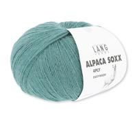 Frida's Wollhaus Lang Yarns 100 g Alpaca Soxx 4-fach Wolle Stricken Alpaka Easywash 64 Farben (074 | Atlantik)