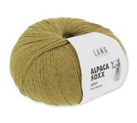 Frida's Wollhaus Lang Yarns 150 g Alpaca Soxx 6-fach Wolle Stricken Alpaka Easywash 36 Farben (013 | Dunkelgelb mélange)