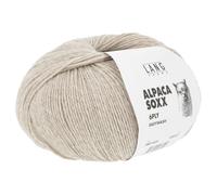 Frida's Wollhaus Lang Yarns 150 g Alpaca Soxx 6-fach Wolle Stricken Alpaka Easywash 36 Farben (026 | Sand)