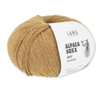 Frida's Wollhaus Lang Yarns 150 g Alpaca Soxx 6-fach Wolle Stricken Alpaka Easywash 36 Farben (050 | Messing)