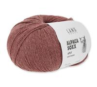 Frida's Wollhaus Lang Yarns 150 g Alpaca Soxx 6-fach Wolle Stricken Alpaka Easywash 36 Farben (060 | Dunkelrot)