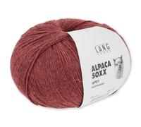 Frida's Wollhaus Lang Yarns 150 g Alpaca Soxx 6-fach Wolle Stricken Alpaka Easywash 36 Farben (061 | Rot)