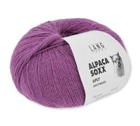 Frida's Wollhaus Lang Yarns 150 g Alpaca Soxx 6-fach Wolle Stricken Alpaka Easywash 36 Farben (065 | Pink)
