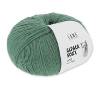 Frida's Wollhaus Lang Yarns 150 g Alpaca Soxx 6-fach Wolle Stricken Alpaka Easywash 36 Farben (079 | Efeu)