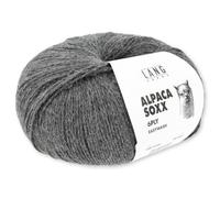 Frida's Wollhaus Lang Yarns 150 g Alpaca Soxx 6-fach Wolle Stricken Alpaka Easywash 36 Farben (105 | Dunkelgrau)