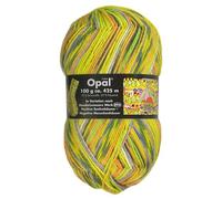 Frida's Wollhaus Opal 100 g Hundertwasser Sockenwolle 4-fach Strümpfe Socken Stricken 24 Farben (1431 | Positive Seelenbäume - Negative Menschenhäuser)