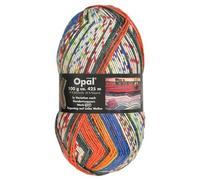 Frida's Wollhaus Opal 100 g Hundertwasser Sockenwolle 4-fach Strümpfe Socken Stricken 24 Farben (1435 | Regentag auf Liebe Wellen)