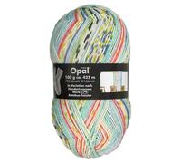 Frida's Wollhaus Opal 100 g Hundertwasser Sockenwolle 4-fach Strümpfe Socken Stricken 24 Farben (2101 | Autobus-Fenster)