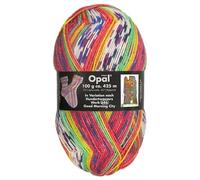 Frida's Wollhaus Opal 100 g Hundertwasser Sockenwolle 4-fach Strümpfe Socken Stricken 24 Farben (2102 | Good Morning City)