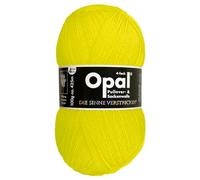 Frida's Wollhaus Opal 100 g Uni 4-fach Sockengarn Strümpfe Stricken filzfrei Wolle 35 Farben (2012 | Neon-Gelb)