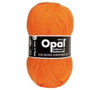 Frida's Wollhaus Opal 100 g Uni 4-fach Sockengarn Strümpfe Stricken filzfrei Wolle 35 Farben (2013 | Neon-Orange)