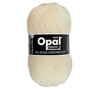 Frida's Wollhaus Opal 100 g Uni 4-fach Sockengarn Strümpfe Stricken filzfrei Wolle 35 Farben (3081 | Natur)