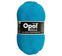 Frida's Wollhaus Opal 100 g Uni 4-fach Sockengarn Strümpfe Stricken filzfrei Wolle 35 Farben (5183 | Türkis)