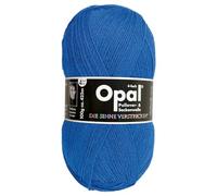 Frida's Wollhaus Opal 100 g Uni 4-fach Sockengarn Strümpfe Stricken filzfrei Wolle 35 Farben (5188 | Blau)