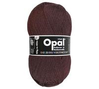 Frida's Wollhaus Opal 100 g Uni 4-fach Sockengarn Strümpfe Stricken filzfrei Wolle 35 Farben (5192 | Dunkelbraun)