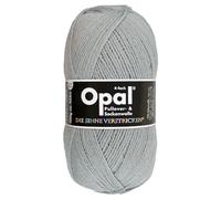 Frida's Wollhaus Opal 100 g Uni 4-fach Sockengarn Strümpfe Stricken filzfrei Wolle 35 Farben (5193 | Mittelgrau)