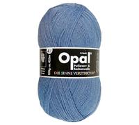 Frida's Wollhaus Opal 100 g Uni 4-fach Sockengarn Strümpfe Stricken filzfrei Wolle 35 Farben (5195 | Jeansblau)