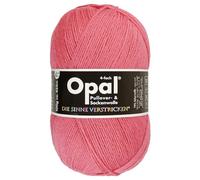 Frida's Wollhaus Opal 100 g Uni 4-fach Sockengarn Strümpfe Stricken filzfrei Wolle 35 Farben (9940 | Feenrosa)
