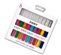 Frida's Wollhaus Pony Easy Grip Häkelnadel Set Polka Dot Wolle Häkeln Handarbeit Softgriff