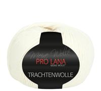 Frida's Wollhaus Pro Lana 100 g Trachtenwolle Schurwolle Stricken Häkeln Garn Wolle 15 Farben (01 | Wollweiß)