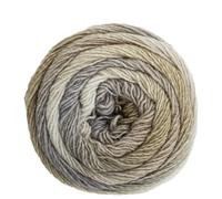 Frida's Wollhaus Pro Lana 150 g Diamant Stricken Häkeln Farbverlaufswolle Multicolorgarn Wolle 15 Farben (88 | Braun-creme-grau)